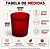 COPO DE VIDRO COM TAMPA VERMELHO 70 MLS - Imagem 2