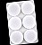 FORMA DE SILICONE PARA SABONETE REDONDO 6 CAVIDADES - Imagem 1