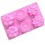 FORMA DE SILICONE PARA SABONETE DE FLORES - Imagem 1
