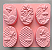 FORMA DE SILICONE PARA SABONETE ABELHAS E FLORES - Imagem 1