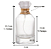 FRASCO DE VIDRO PERFUME FORTUNA TAMPA BRANCA 100ML - Imagem 1