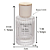 FRASCO DE VIDRO PERFUME INSPIRAÇÃO CHLOÉ 50ML - Imagem 1