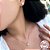 Conjunto Dianne Luz em Prata 925 em Zircônia 6mm Redonda - Imagem 2