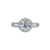 Anel Dianne Classic em Prata 925 com Zircônia 6mm - Imagem 1