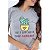 Camiseta Feminina Deus é Especialista - Cinza - Imagem 1