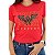 Camiseta Feminina Truth Love & Justice - Mulher Maravilha - Imagem 1
