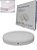 Plafon Led Borda Infinita 50w Sobrepor Redondo 30cmx30cm Bivolt Neutro 4000K - Imagem 1
