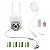 Câmera IP Sem Fio Mini Speed Dome Wi-Fi Full HD 1080p Starcolor Infravermelho IP66 - Imagem 2