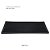 Tapete Escorredor Para Louças em Silicone Preto 30x15cm - Imagem 1