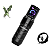Pen Poseidon Vortex 2 Baterias Curso Ajustavel Tattoo - PRETO - Imagem 2