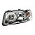 Farol Principal AUDI A3 Lado Esquerdo H7/H1 - RTECH RTC8010 - Imagem 1