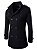 Sobretudo masculino trench coats inverno masculino casacos de ervilha duplo brea - Imagem 1