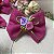 Laço de Tule Rosa Pink com Glitter para Pets - Imagem 7