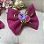 Laço de Tule Rosa Pink com Glitter para Pets - Imagem 8