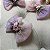 Laço Para Pets De Tule Rosa com Glitter Degradê - Imagem 8