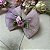 Laço Para Pets De Tule Rosa com Glitter Degradê - Imagem 1