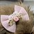 Laço Rosa com Rendinha e Dourado para Pets - Imagem 6