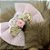 Laço Rosa com Rendinha e Dourado para Pets - Imagem 5