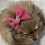 Laço De Tule Rosa Choque para Pets - Imagem 8
