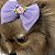 Laço de Tule Lilás com Rosinhas para Pets - Imagem 12
