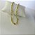 Choker Corrente Com Elos Ovalados Banhado em Ouro 18k - Imagem 2