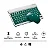 Teclado Sem Fio Bluetooth Recarregável Com Mouse - VERDE ESC - Imagem 9