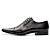 Sapato Social Masculino Couro Derby de Amarrar Cor:Preto;Gênero:Masculino;Tamanh - Imagem 3