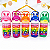 Garrafa Infantil Térmica com Tabuada 430ml Pink - Imagem 3