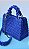 Bolsa Elegante Azul em Crochê - Imagem 1