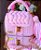 Bolsa Bag Trançada Rosa - Imagem 1