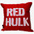ALMOFADA FIBRA VELUDO 40X40CM RED HULK - Imagem 2
