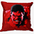 ALMOFADA FIBRA VELUDO 40X40CM RED HULK - Imagem 1