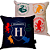 ALMOFADA FIBRA VELUDO 40X40CM HARRY POTTER CASAS - Imagem 3