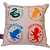 ALMOFADA FIBRA VELUDO 40X40CM HARRY POTTER CASAS - Imagem 2