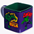 CANECA CUBO 300ML HULK - Imagem 2