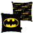ALMOFADA FIBRA VELUDO 40X40CM BATMAN TIPOGRAFIA - Imagem 3