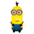 Luminaria Minions Kevin - Universal com lampada - Imagem 1
