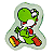 ALMOFADA FORMATO YOSHI  SUPER MARIO OFICIAL NINTENDO - Imagem 1