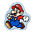 ALMOFADA  FORMATO SUPER  MARIO FIBRA  EVERGREEN OFICIAL NINTENDO - Imagem 1