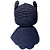 BONECO BATMAN FEITO EM CROCHÊ - Imagem 3