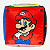 ALMOFADA  SUPER MARIO  FORMATO CUBO FIBRA VELUDO - OFICIAL NINTENDO - Imagem 2