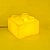 Luminaria Bloco Amarelo com lampada - Imagem 2