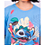 CAMISETA PITICAS LILO STITCH OFICIAL AZUL - Imagem 2