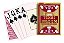 Kit De Baralhos Texas Holdem Vermelho E Preto Poker Size - Imagem 2