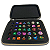 Estojo para Dados RPG Premium 35 Espaços Preto Fosco - Imagem 1