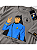 CAMISETA STAR TREK PITICAS COR CINZA - Imagem 3