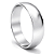 Aliança de Namoro Prata 950 Masculina 5,0mm Unidade | ALI125 - Imagem 1