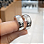 Aliança de Namoro Prata 950 Feminina 6,8mm Unidade | ALI131 - Imagem 3