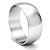 Aliança de Namoro Prata 950 Masculina 6,8mm Unidade | ALI131 - Imagem 1