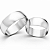 Aliança de Namoro Prata 950 Masculina 6,8mm Unidade | ALI131 - Imagem 2
